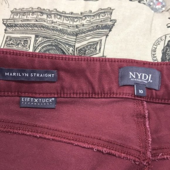 Nydj Marilyn Double Snap Straight Leg Jeans - Picture 7 of 10